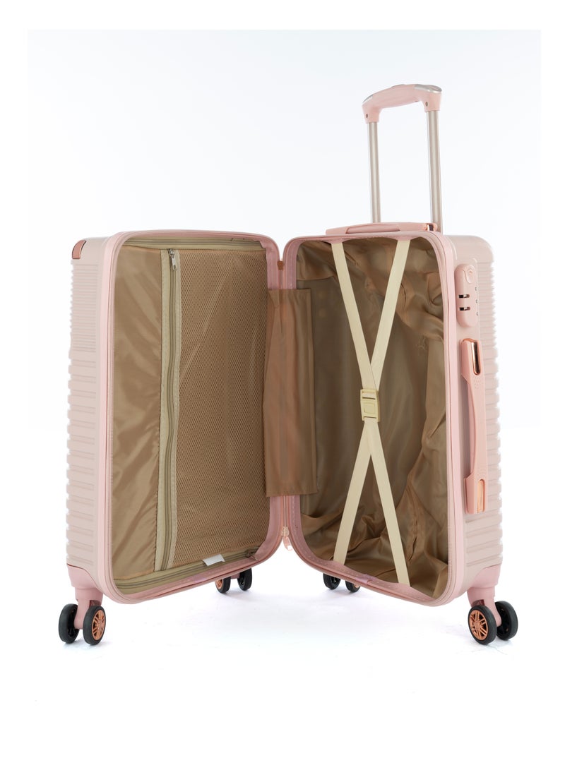 LIMRA Cabin Carry Check-In Luggage Trolley Size 20 inch Pink - Image 4