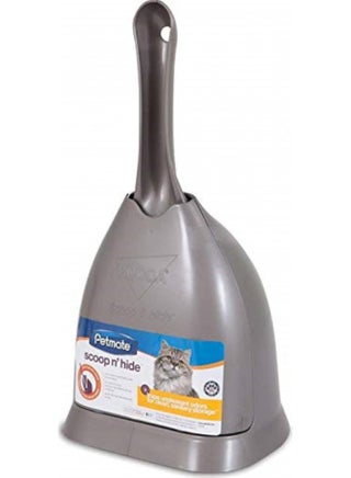 Petmate Scoop And Hide Cat Litter Scoop With Storage Compartment And Built-In Rake, Durable Long Handle Litter Scooper, Deep Shovel For Maximum Sifting - pzsku/Z42870876BD03AB349593Z/45/_/1726644961/8c2e23c6-e9d2-428f-905f-afd95a37bfa0