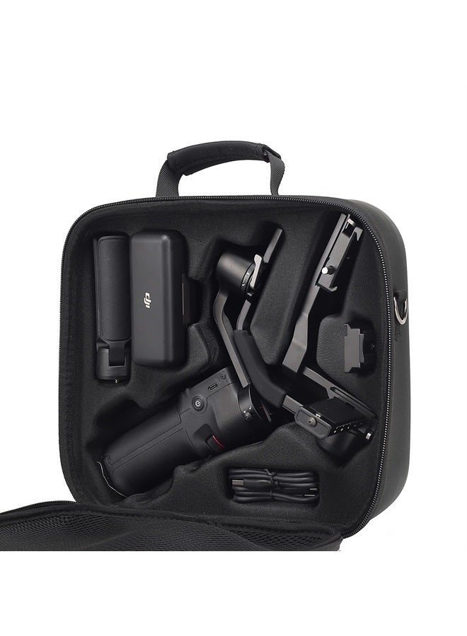 PONYRC حقيبة RS 3 ميني، حقيبة سفر محمولة مقاومة للماء لحقيبة الكتف لجهاز DJI RS 3 ميني/مجموعة RS 3 ميني كرييتور، ملحقات مثبت خفيف الوزن ثلاثي المحاور - Image 2