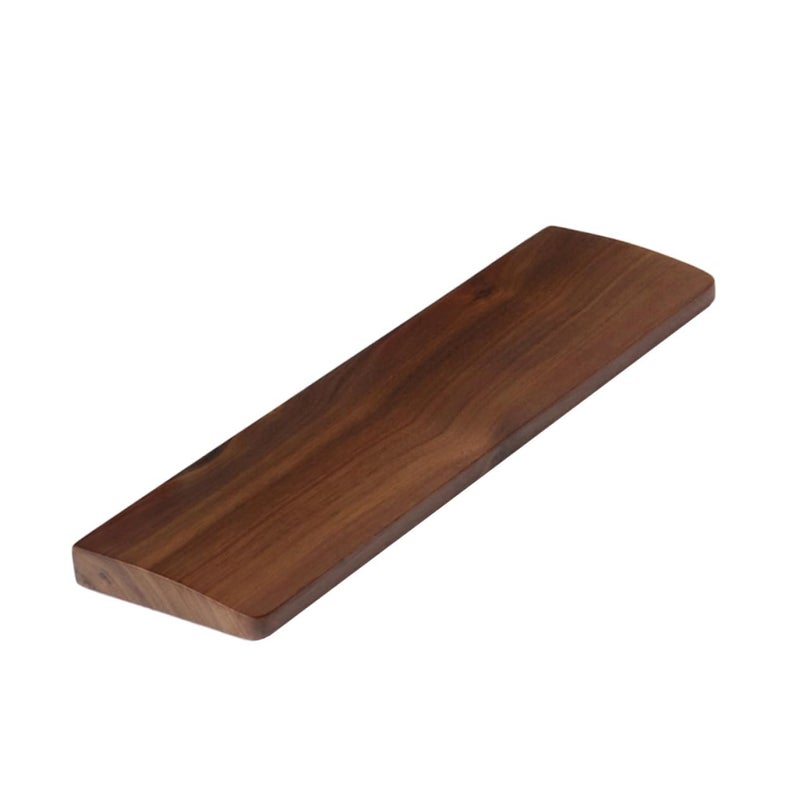 Ergonomic Walnut Wood Keyboard Wrist Rest Pad Solid Palm Support Relieves Wrist Fatigue - Image 2