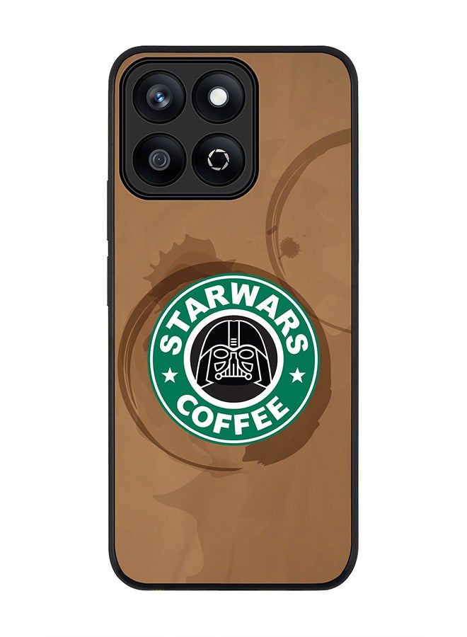 Stylizedd For Honor X7c 4G Case,Slim fit Camera Protection, Shockproof Thin Phone cover  - Starwars Coffee - Image 1