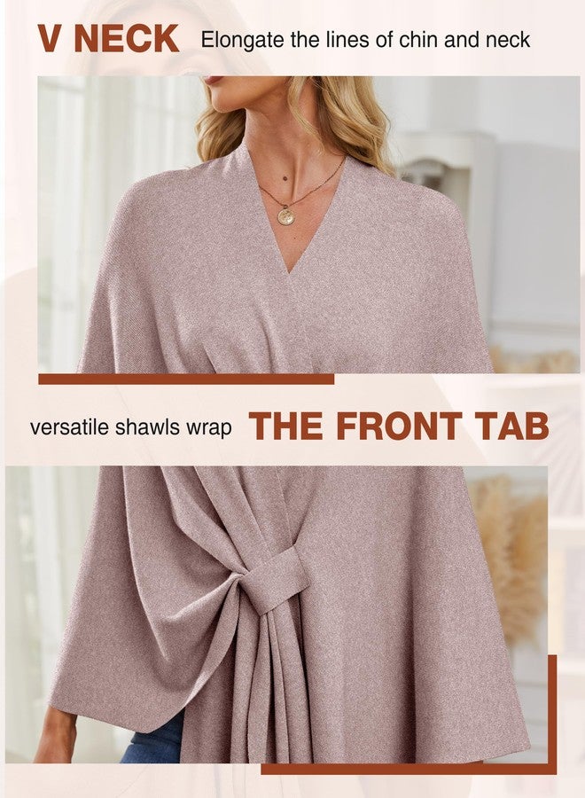 بولي شال أنيق نسائي من PULI، ناعم، مفتوح من الأمام، مناسب لفصلي الربيع والخريف والشتاء، بلون الشوفان. - Image 5