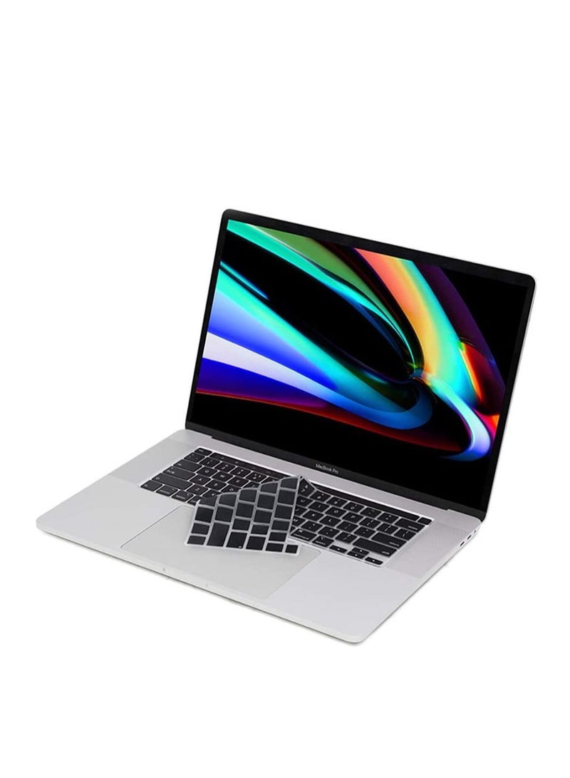Premium Keyboard Cover Skin for 2024 MacBook Air Keyboard 15 inch M3 A3114 A2941 2023, Air 13.6" A3113 M2 A2681, MacBook Pro Keyboard Cover 14 16 inch M4 M3 M1 M2 A3112/A3401/A3185 A2992 A2918 A2779 A2442 A2991,Black - Image 5