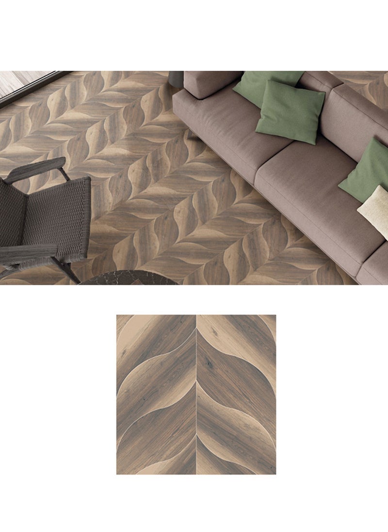 Sharpdo 5Pcs Wall Sticker home decoration Self-adhesive 3D Wall Panels Floor Sticker  PVC Material Multicolour 40 x 40CM - Image 1