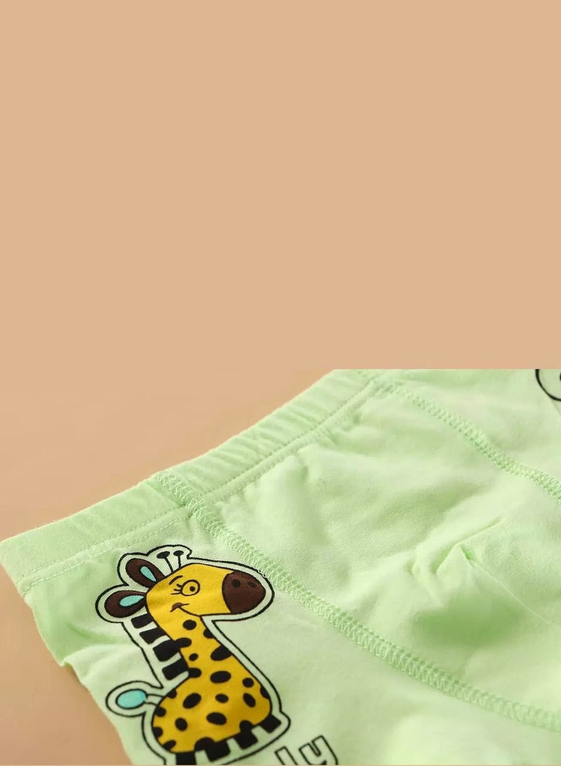 Toddler Boys 4pcs Letter & Cartoon Graphic Boxer Brief - Image 3