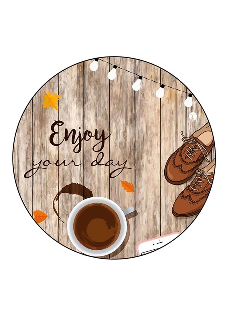RKN English Phrases Printed Mouse Pad Multicolour