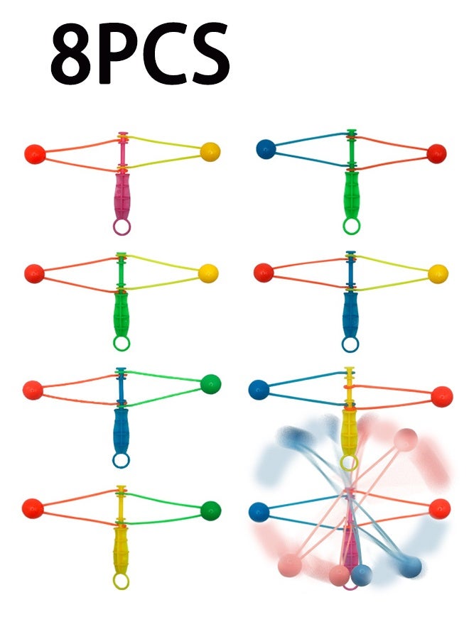 8 Pcs Mini Clackers Clack Noisemakers Click Plastic Clacker for Boys Girls Adults Sports Events Game Birthday Celebration Vintage Party Favors Gifts - Image 1