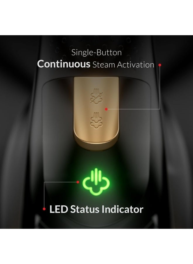 Feller Steam Iron, 2600W, Prime Gold Ceramic Double Sole Plate with Anti Calc, Auto Shut off, TrueTemp, Easy One Button Steam, SI260, 2Y Guarantee-UAE Version (Gold) - Image 3