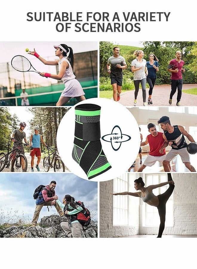 PYEBE 2pcs Ankle Brace Fitness Protection of Ankle Adjusting Compressing Ankles Elastic Ankle Support Stabilizers Relieving Ankle Pain And Compressed Sleeves Exercise Protective Supplies  - Image 5