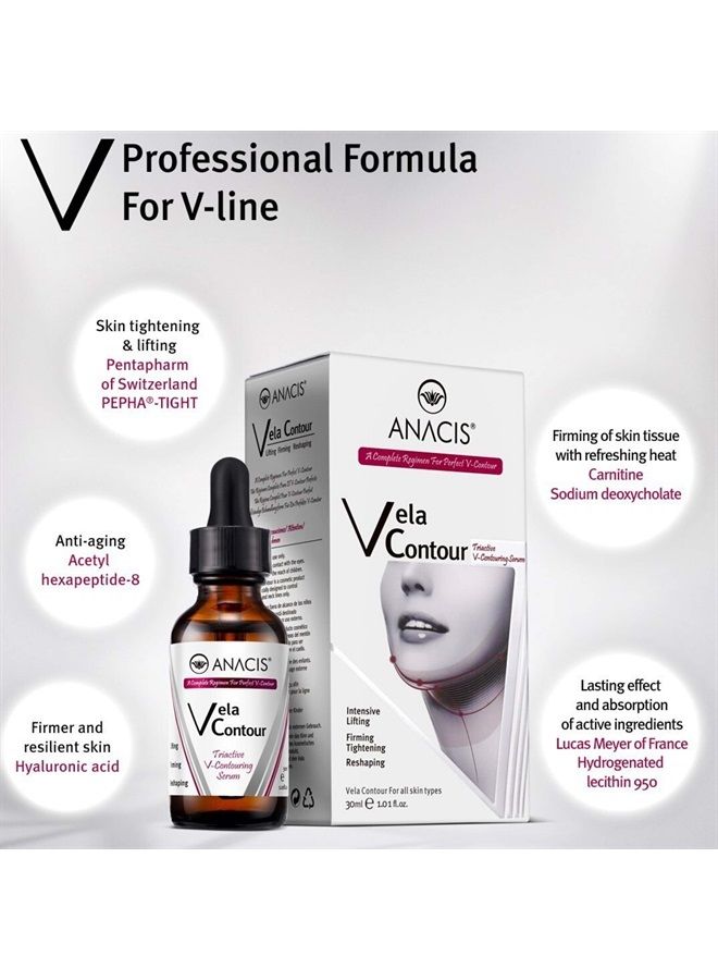 Anacis سيروم شد وت Tightening للرقبة وخط V لتحديد الذقن وتقليل مظهر الذقن المزدوجة والجلد المترهل. - Image 5