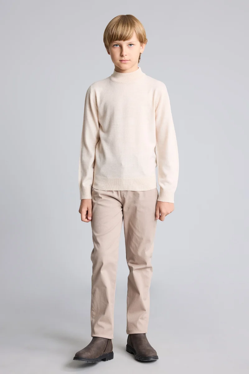 ديفاكتو Boy Straight Leg Gabardine Trousers Boys