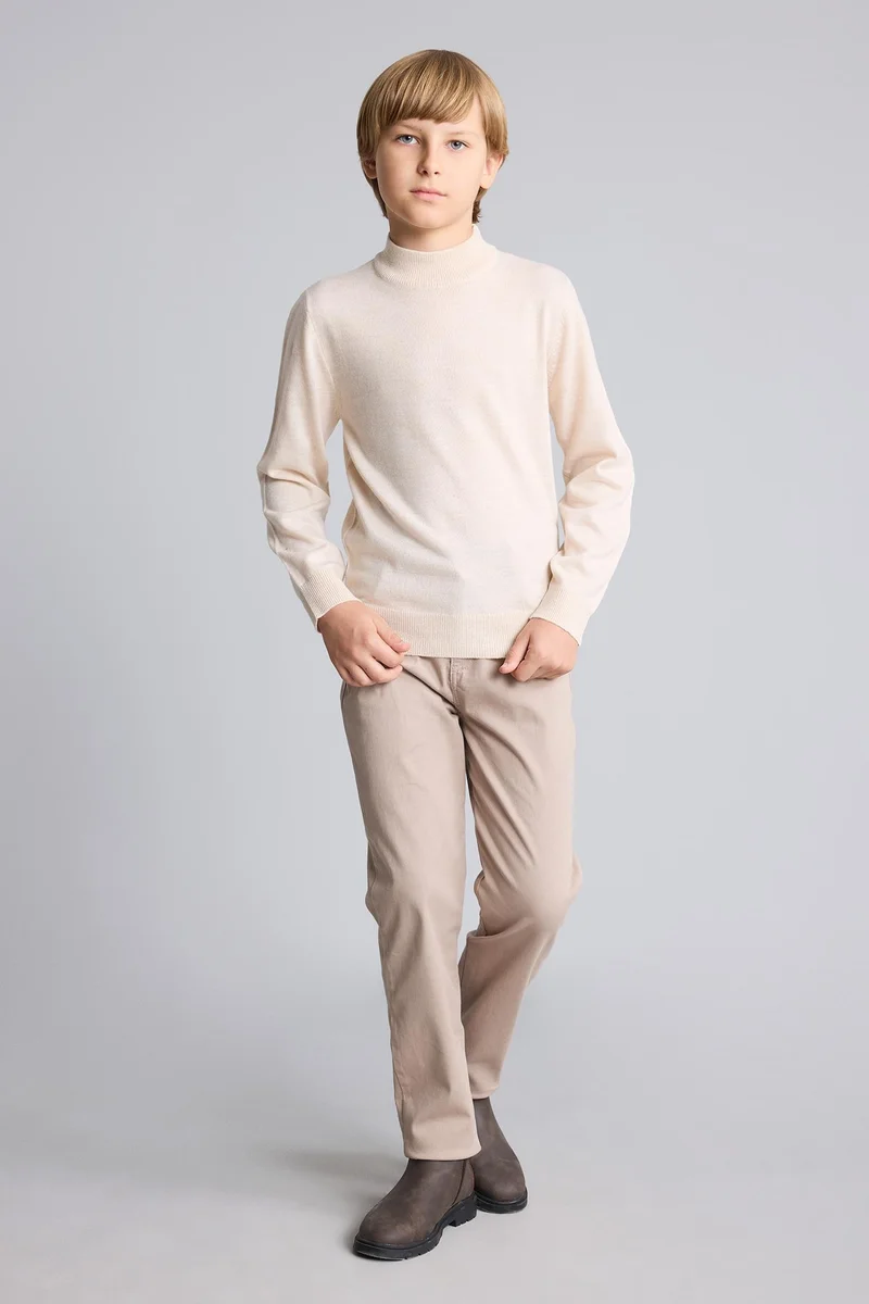 ديفاكتو Boy Straight Leg Gabardine Trousers Boys