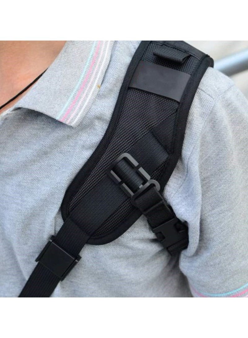 F-1 Quick Rapid Shoulder Sling Belt Neck Strap For Camera SLR DSLR Black  - Image 4