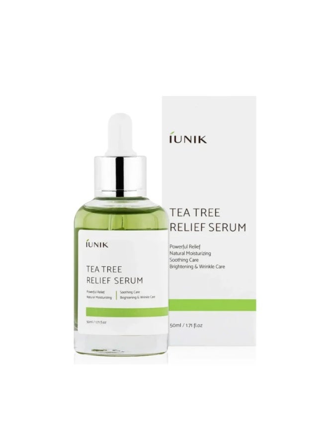 iUNIK Tea Tree Relief Serum – Calming Tea Tree Serum 50ml - Image 1