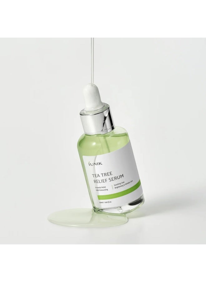 iUNIK Tea Tree Relief Serum – Calming Tea Tree Serum 50ml - Image 3