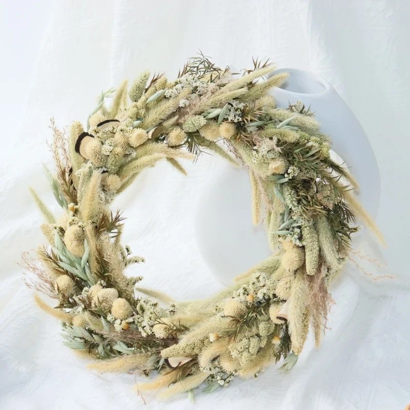 Bluejw Large Pampas Grass Decor - Natural Dried Flowers Plume for Home, Wreath Making, Real Preserved Plants - Image 4