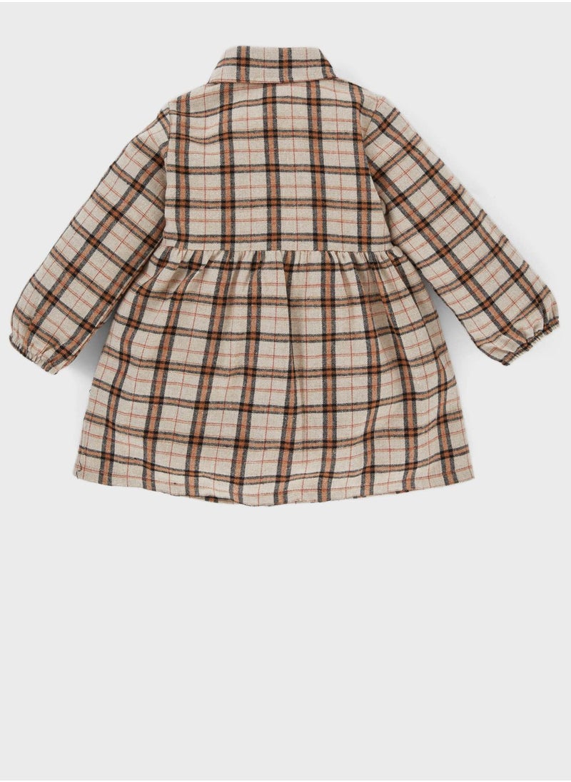 DeFacto - Kids Checks Midi Dress - Image 1