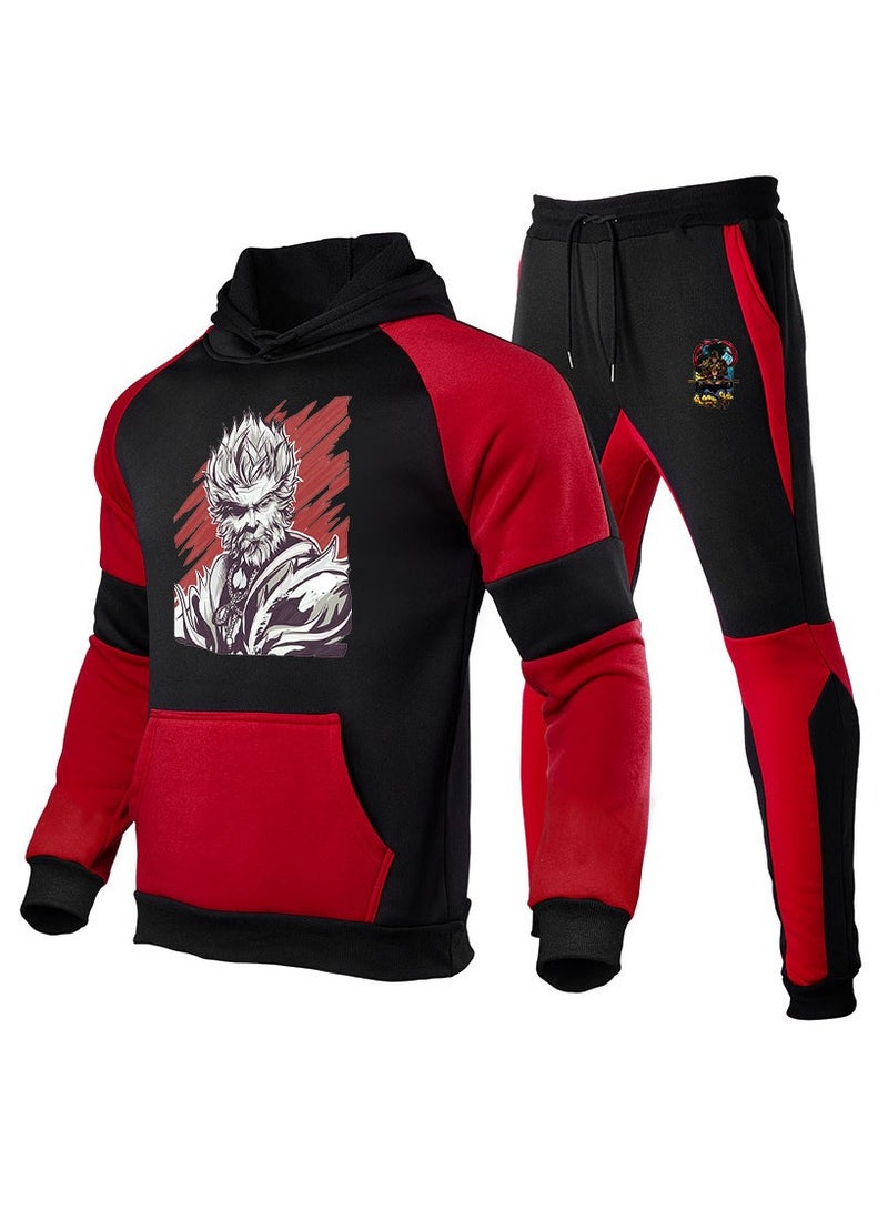 MQD Black Myth Wukong Hooded Sweatshirt Sports Suit