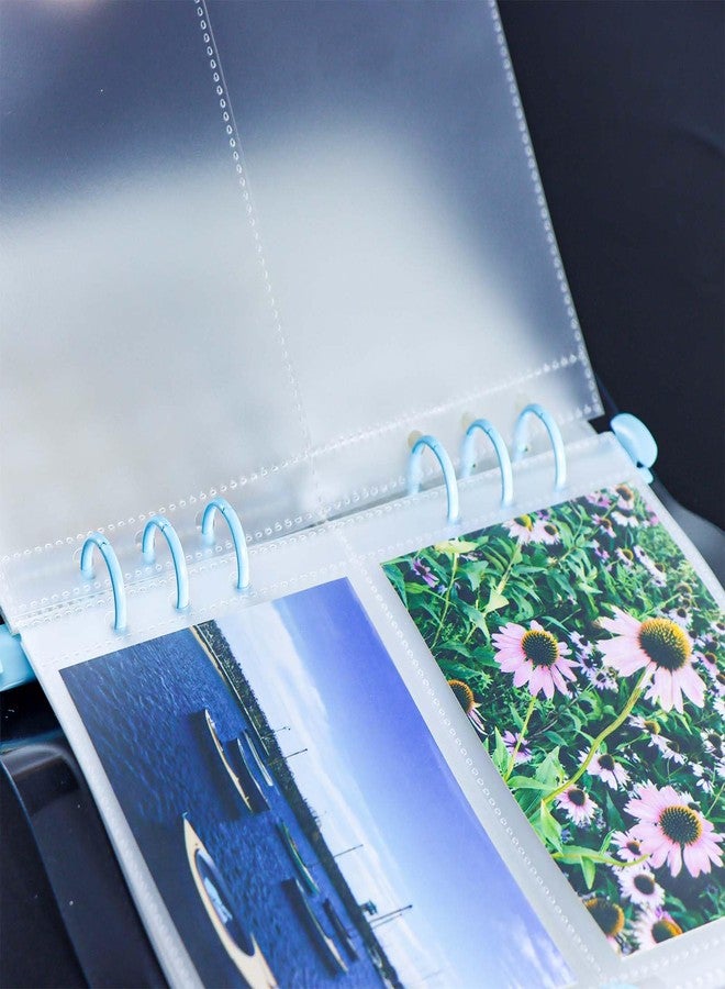 Mogoostry A5 Sheet Protectors for 6 Ring Binder 20 Sheets Clear Page Protectors Plastic Photo Album Sleeves Single Layer Frosted 2-Pocket Protector - Image 5
