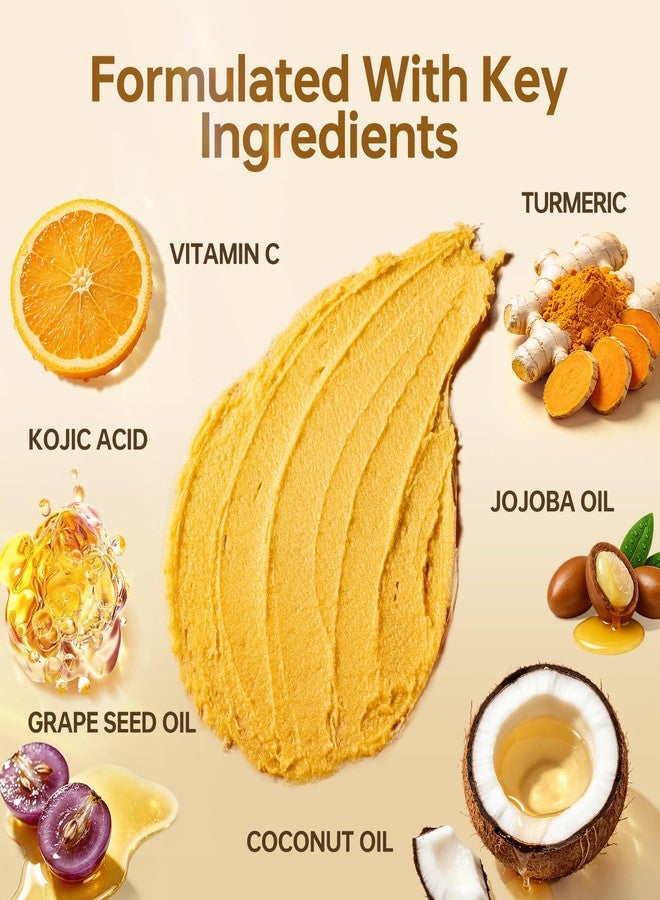 BOLI Turmeric Body Scrub with Kojic Acid, Remove Dead Skin, 10.58 oz - Image 2