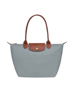 Longchamp Longchamp Women's Medium Tote Bag, Handbag, Shoulder Bag, Steel Gray Classic Style  - Image 1
