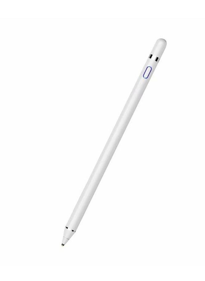 Stylus Pen Active Capacitive Pencil For IOS/Android Mobile Touch Screen Device White - Image 2