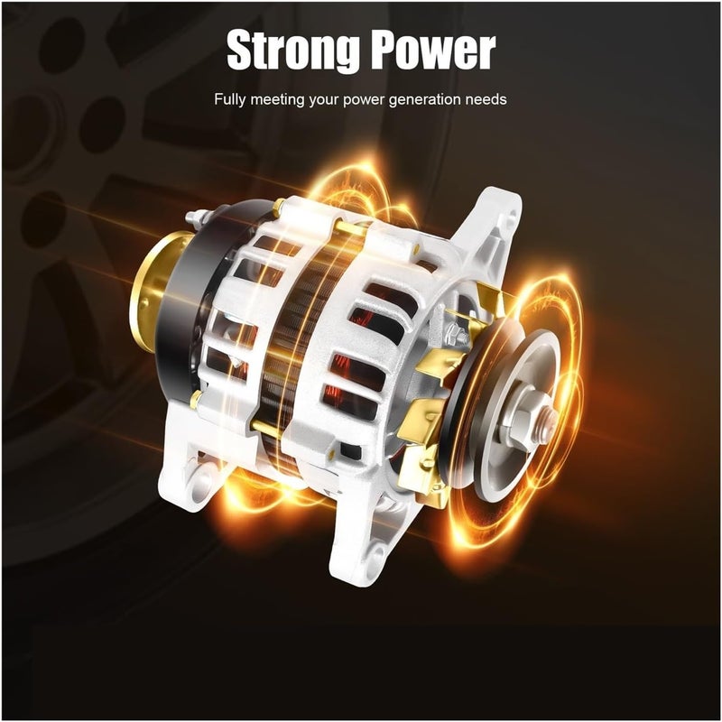 Wind Generator, Permanent Magnet Generator Two Wheel Motor for Charging and Lighting Agricultural Vehicles,for Home, Farm, RVs, Boats(800w) - Image 5