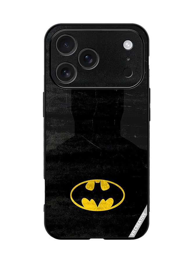 VR CREATIVE غطاء حماية لجهاز آبل آيفون 17 برو بتصميم باتمان متعدد الألوان