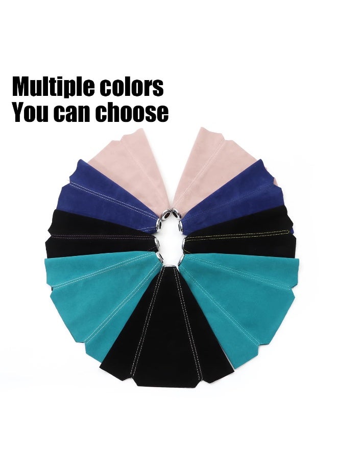 شابية غطاء ذراع ناقل الحركة من الجلد السويدي، غطاء واقي من الغبار لمقبض ناقل الحركة، غطاء بديل لذراع ناقل الحركة اليدوي/الأوتوماتيكي، غطاء واقي من الغبار لذراع فرامل اليد، إكسسوارات داخلية للسيارة (أسود مع خياطة سوداء) - Image 4