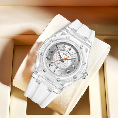 Daniel Hechter Paris Montparnasse Collection Analog Watch for Men with Roman Indices, Octagone Dial and Silicon Strap-DHM1006 - Image 4