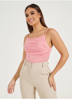 Styli Gathered Strappy Bodysuit  - Image 3
