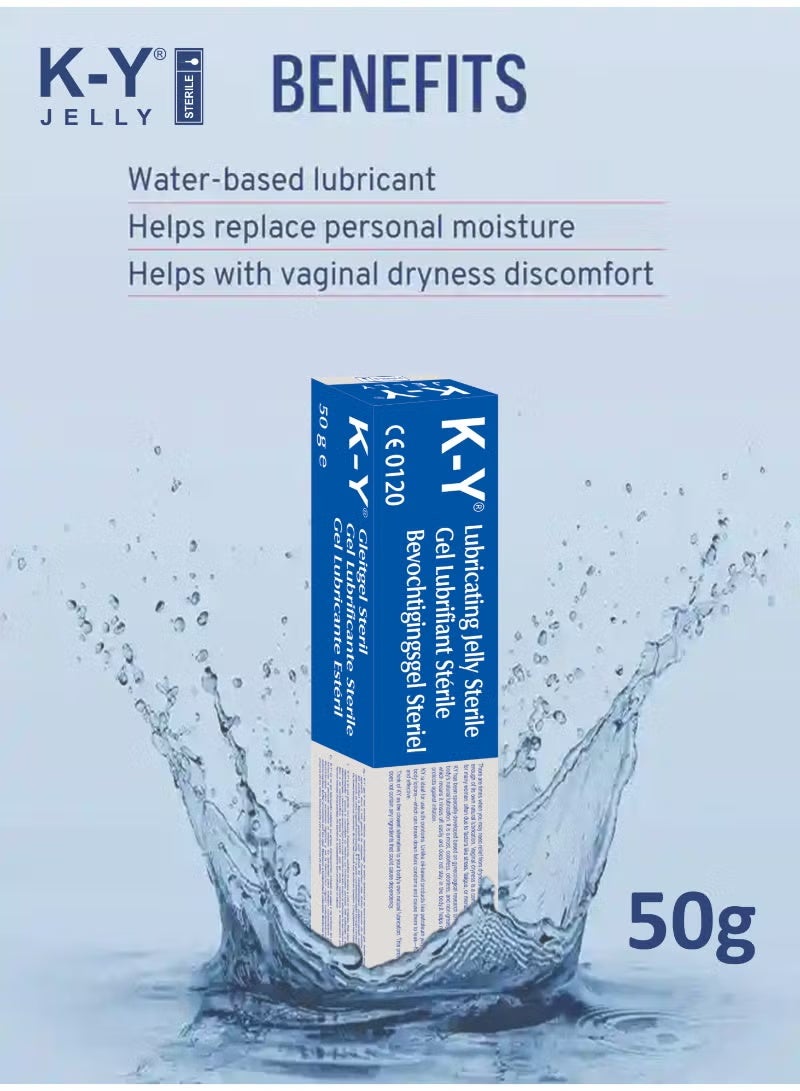 K-Y KY Jelly Water-Based Personal Lubricant Gel for Couples, 50g - Image 4