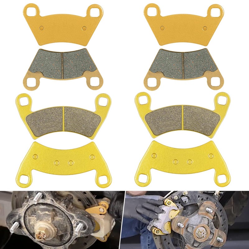Front and Rear Severe Duty Brake Pads for Polaris ACE RZR Ranger XP 500 570 700 800 900 2202413 2205949