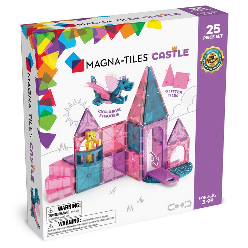 MAGNA-TILES مجموعة قلعة مكونة من 25 قطعة - Image 1