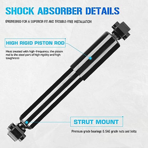 ILONPA Rear Left & Right Side Struts Shock Absorber for Nissan Pathfinder All Trim 2005 2006 2007 2008 2009 2010 2011 2012 Replace for 37274 (Set of 2) - Image 3