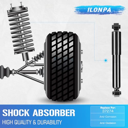 ILONPA Rear Left & Right Side Struts Shock Absorber for Nissan Pathfinder All Trim 2005 2006 2007 2008 2009 2010 2011 2012 Replace for 37274 (Set of 2) - Image 5