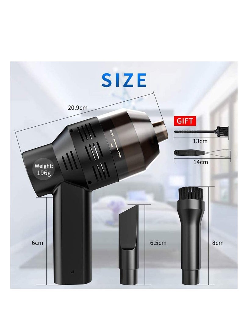 SOLARAE Keyboard Cleaner - Electric Air Duster Blower for PC, Laptop, Console, Electronics and Home Cleaning, Environmental Alternative to Spray air can Duster Keyboard Cleaner - Image 5