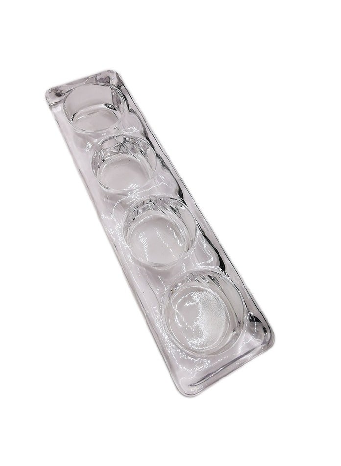 asmat Crystal Tealight Holder 4 Holes Candle Holder Romantic Candlestick for Home Cafe Wedding Candlelight Dinner Decoration  - Image 4