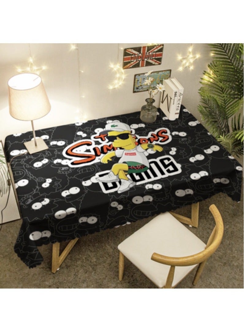 EBMINI New Trendy Tablecloth Waterproof Stainproof Non Washable Tablecloth 