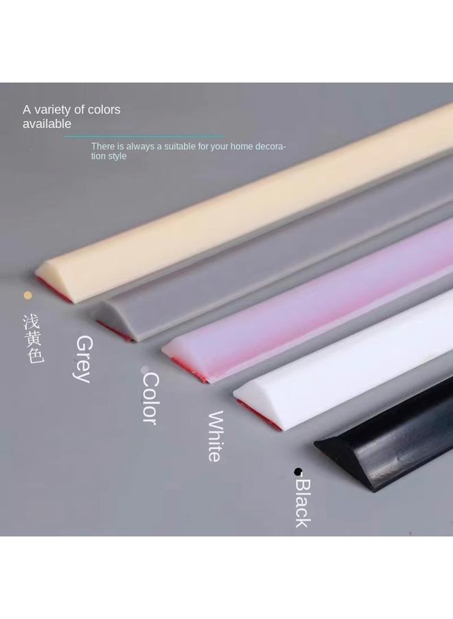 Bluejw Highlight Silicone Bathroom Water Barrier Toilet Shower Room Dry And Wet Separation Self-adhesive Waterproof Strip Fence Strip - Image 5