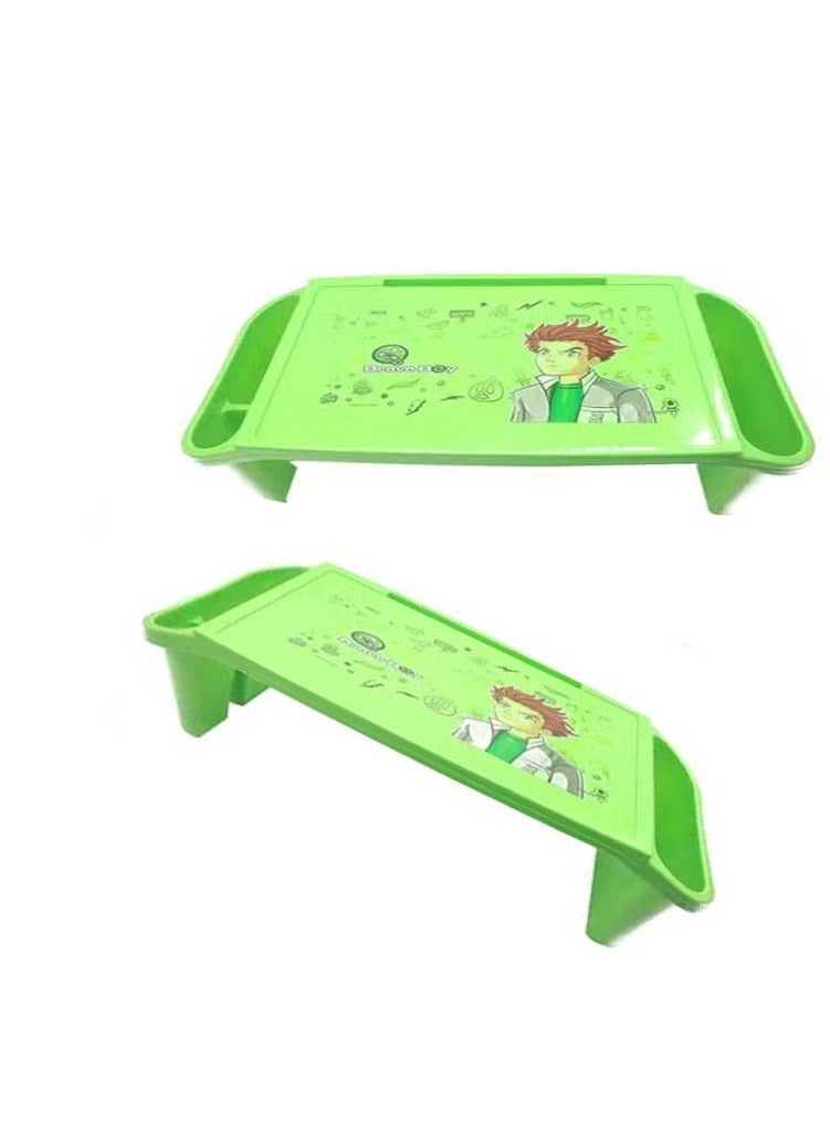 اس بي سي طاولة اطفال مدرسية بفتحات جانبيه لعدة استعمالات متعددة الألوان - Image 1