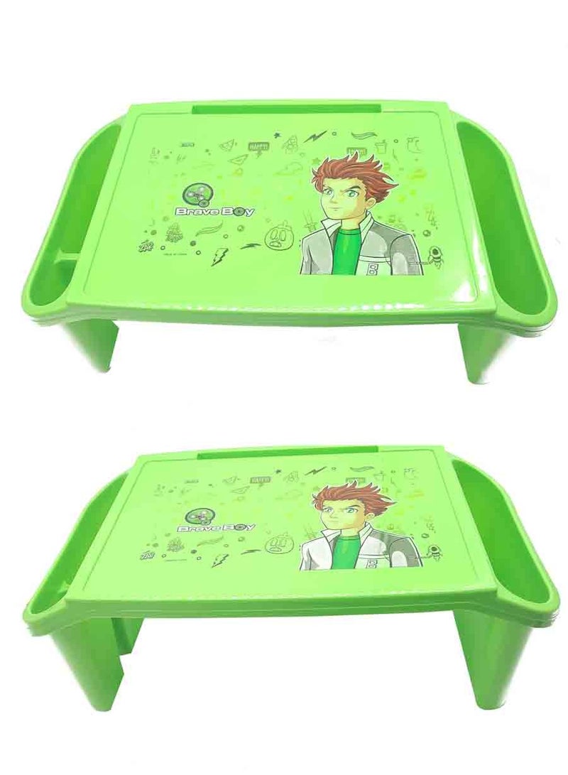 اس بي سي طاولة اطفال مدرسية بفتحات جانبيه لعدة استعمالات متعددة الألوان - Image 3