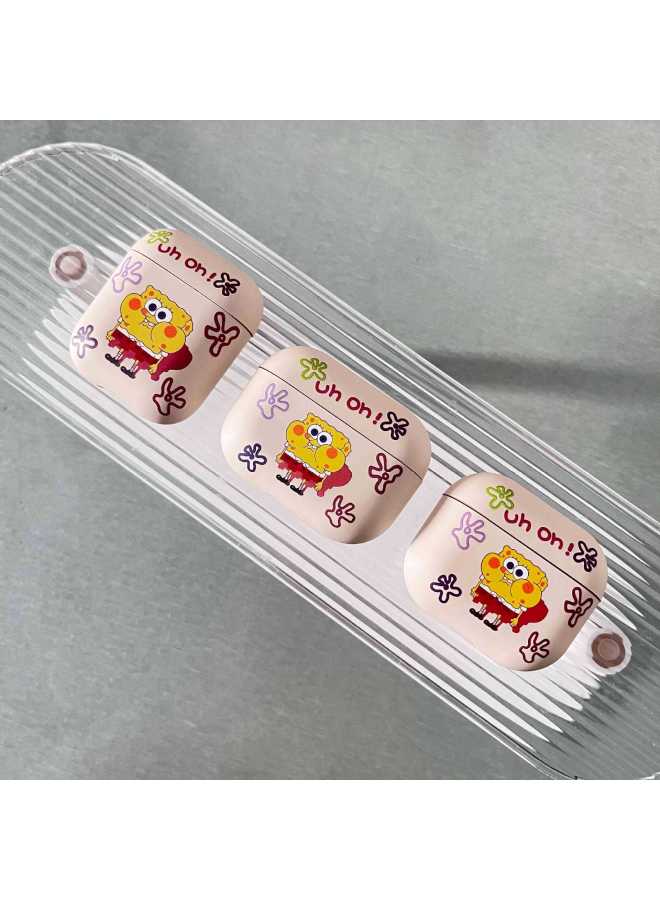 Popular Brand Bear Earphone Protective Cover Airpods3 Generation Drop-resistant Soft Shell Second Generation Tpu Water Sticker Earphone Shell Factory-Color:Sponge Baby (soft Shell)-Applicable Model:airpods 1/2 Generation - Image 1