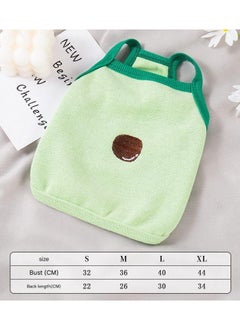 A.M Dog Summer Clothes - Summer Funny Fruit Dog Clothes Cat Shirts Watermelon Dog Shirt Dogs Vest Cute Puppy Sleeveless Vest T-Shirt French Bulldog Tank Tops  - Image 2