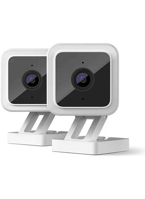 Roku Smart Home Indoor Camera SE (2-Pack) Wi-Fi-Connected - Wired Security Surveillance Camera with Motion & Sound Detection