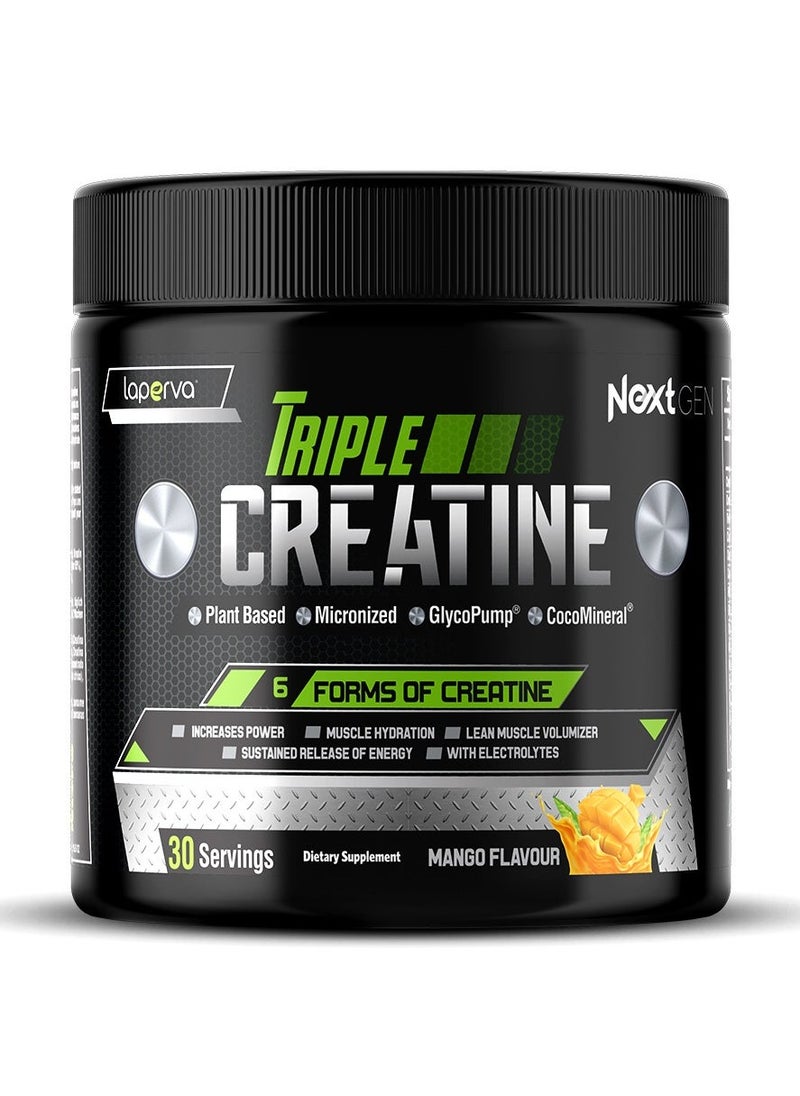 Laperva كرياتين ثلاثي الجيل التالي، نكهة المانجو، 270 جرام - Image 1