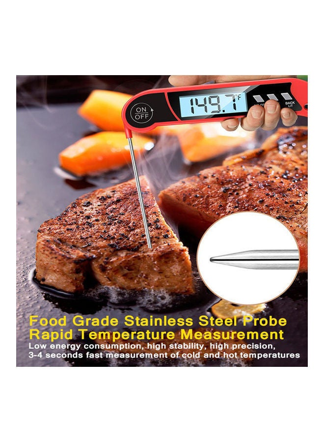 NIBEMINENT Meat Cooking Thermometer Red 17 x 2.50 4.50cm  - Image 4
