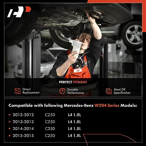 A-Premium Fuel Filter Assembly Compatible with Mercedes-Benz W204 C250 2012-2015 L4 1.8L - Image 2