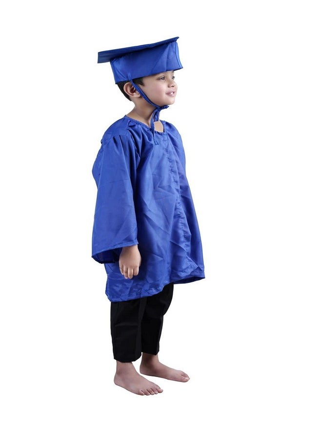 بوك ماي كوستيوم فستان حفل التخرج الأزرق من BookMyCostume، زي تنكري للأطفال والكبار، مناسب للأطفال من عمر سنتين إلى ثلاث سنوات  - Image 2