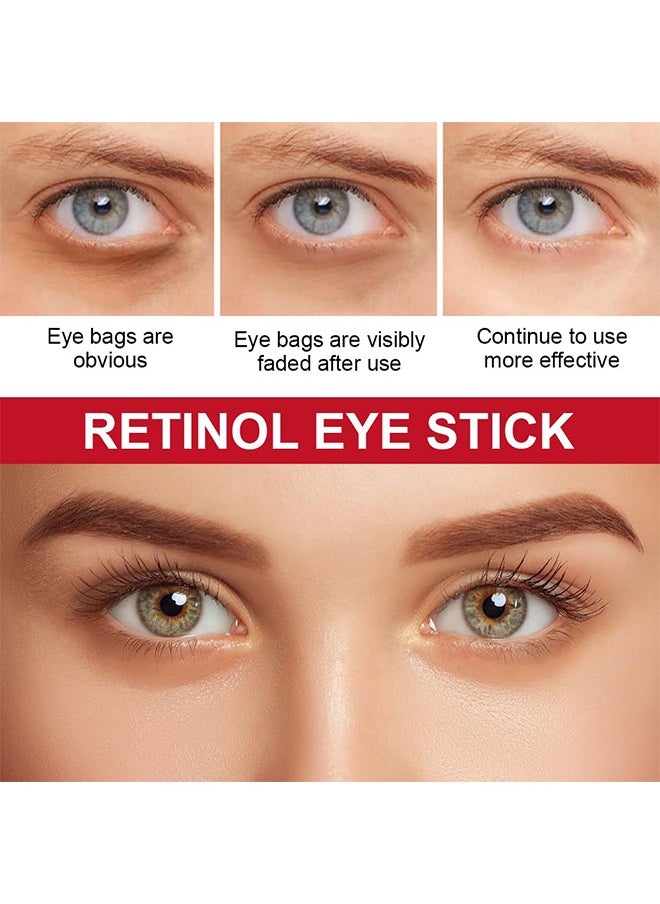 lakerain Retinol Eye Stick - Retinol Eye Cream for Dark Circles and Puffiness, Anti-wrinkle Eye Cream Stick, Dark Circle Fine Lines Treatment, Under Eye Serum Balm Skin Care, 3g/0.1oz  - Image 3